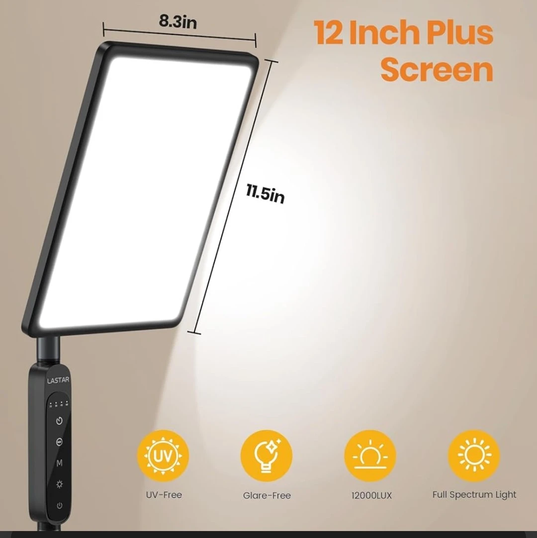 LASTAR Floor Lamp Therapy Light with Remote - photo 3