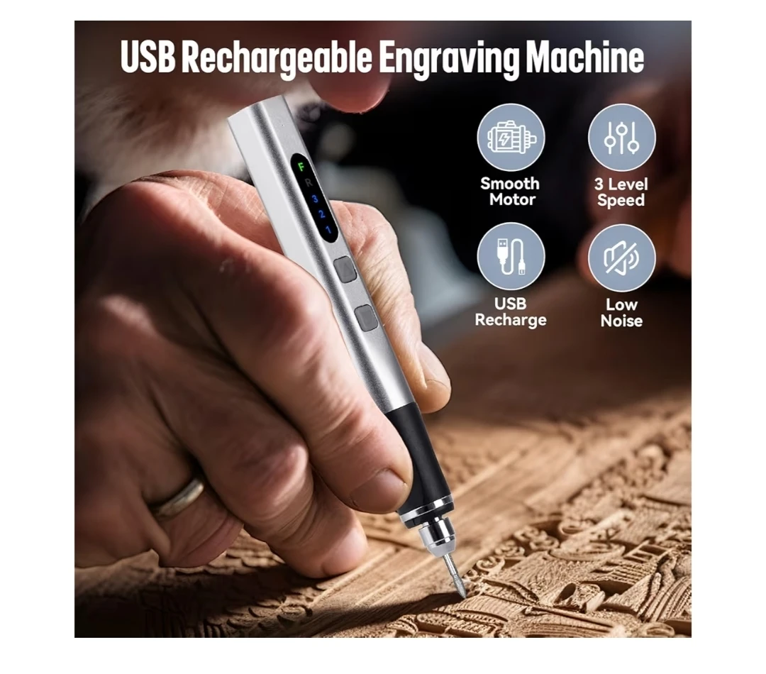 Cordless USB Rechargeable Electric Engraving Pen Grinder - photo 3