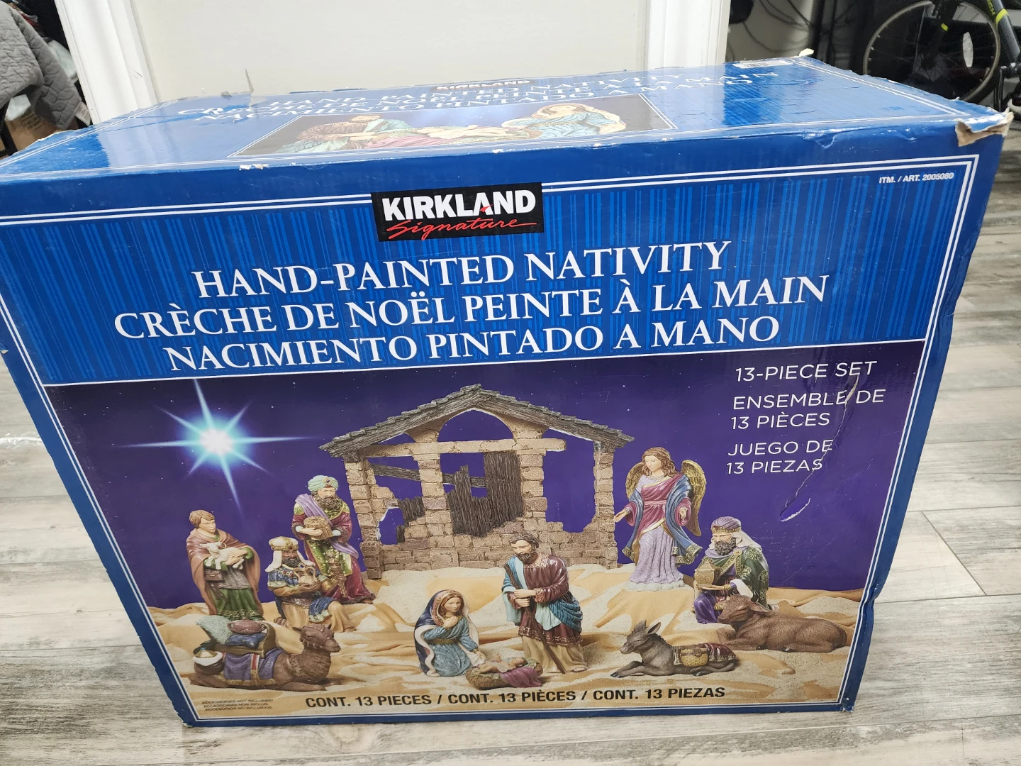 Kirkland Signature Hand-Painted Nativity Set - 13 Pieces
