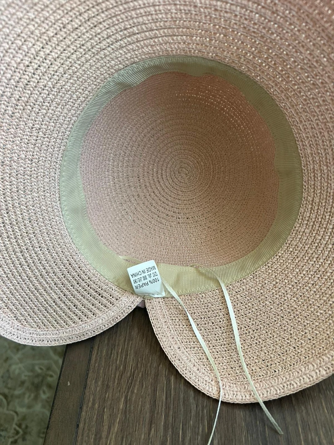 Women's Straw Sun Hat with Pink Bow - photo 3