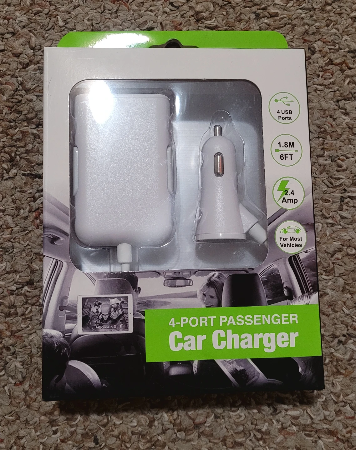 4 Port Passenger Car Charger
