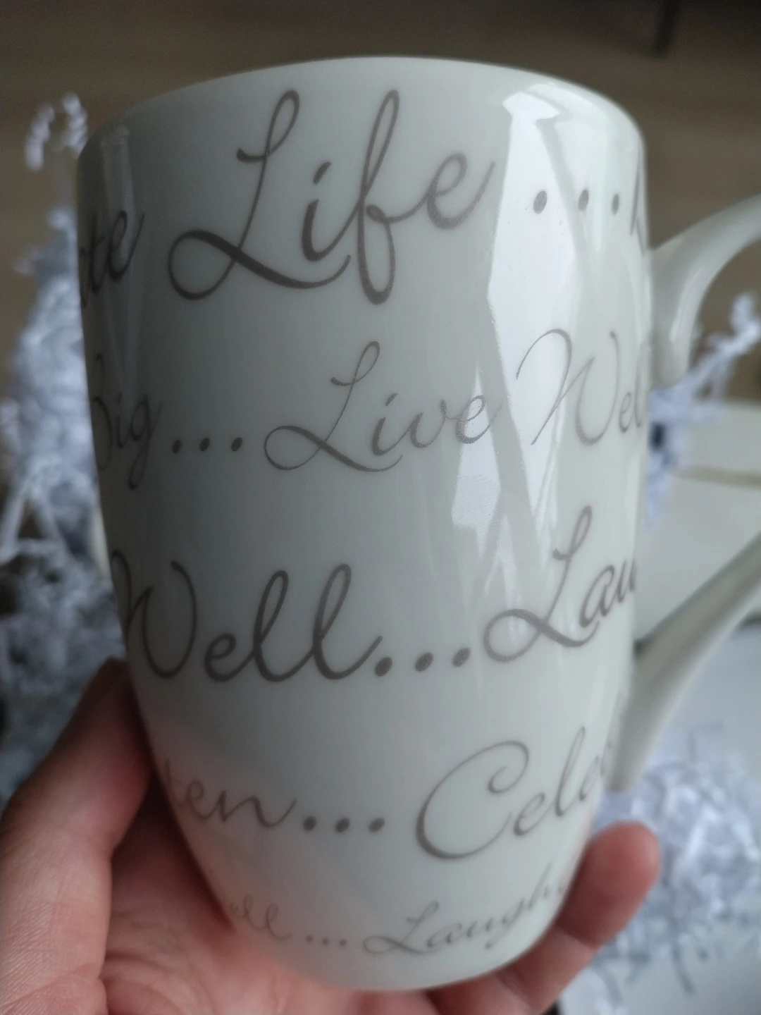 Set of 4 Inspirational Quote Mugs - Celebration Bowring