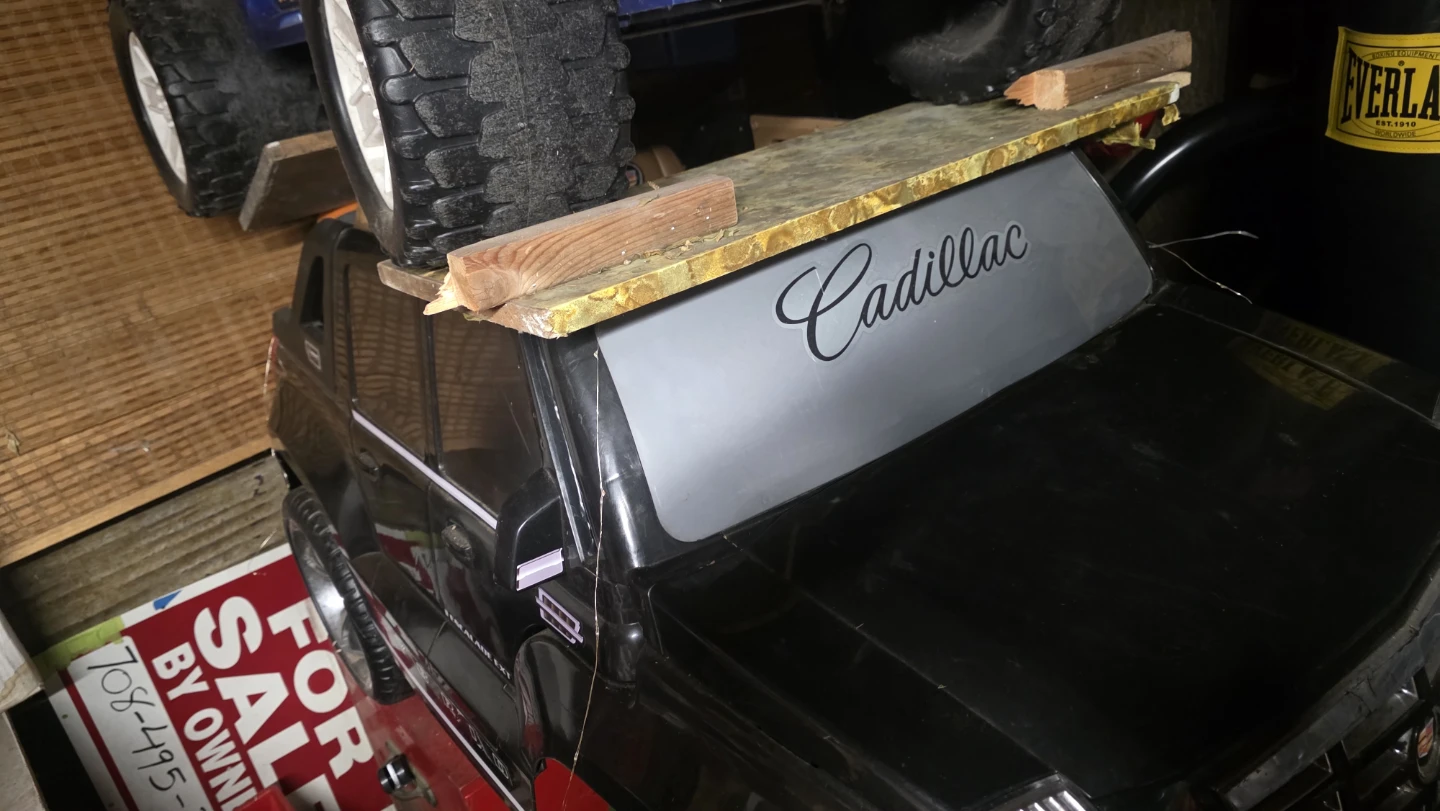 Black Cadillac Kids Ride-On Car