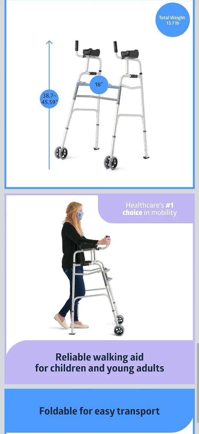 Medline Upright Walker - photo 4