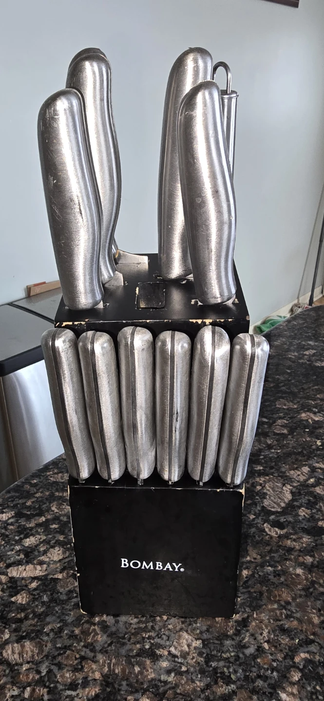 Bombay Knife Set with Block