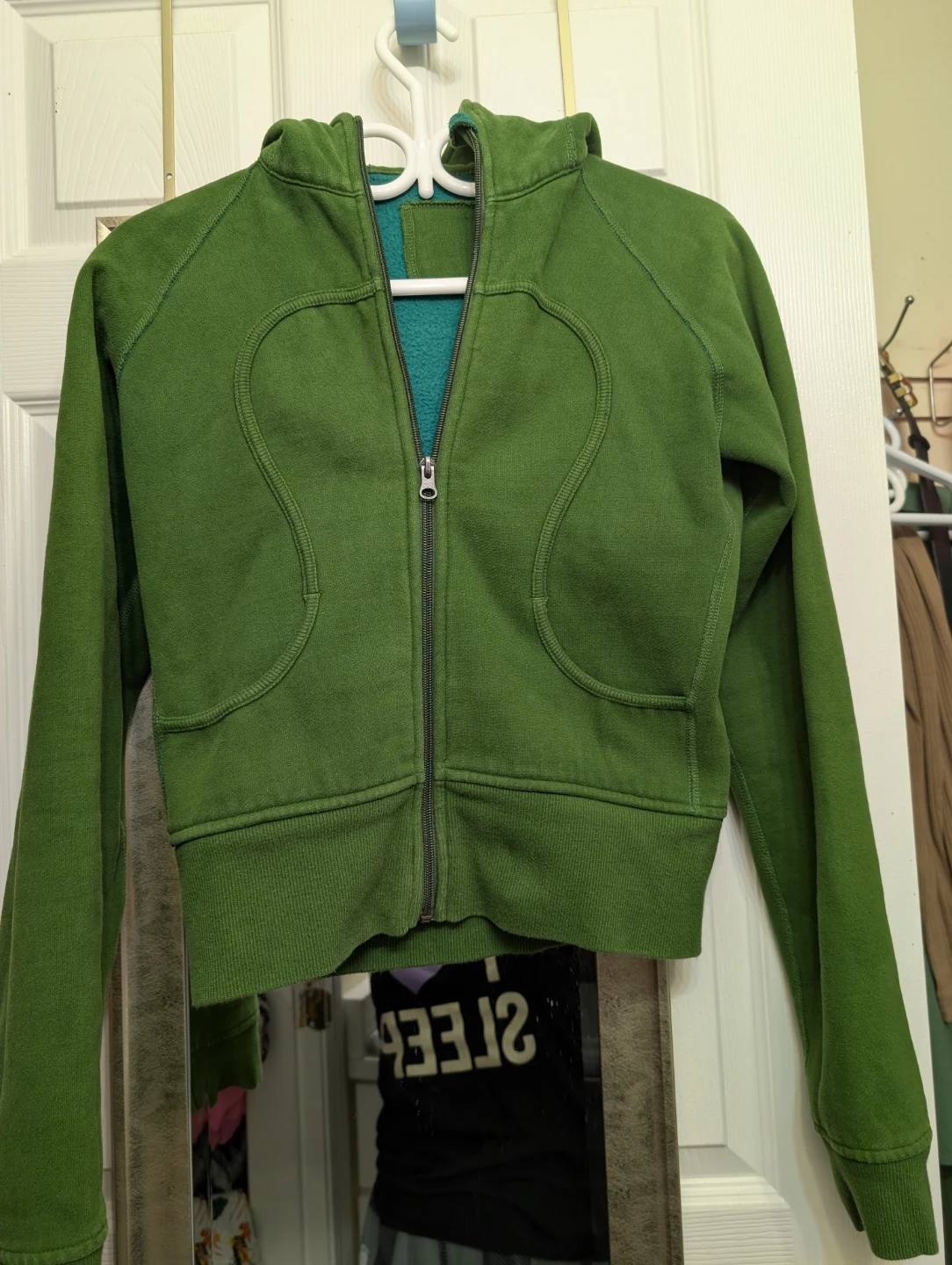 Lululemon Green Zip-Up Hoodie Xs-Small - photo 2