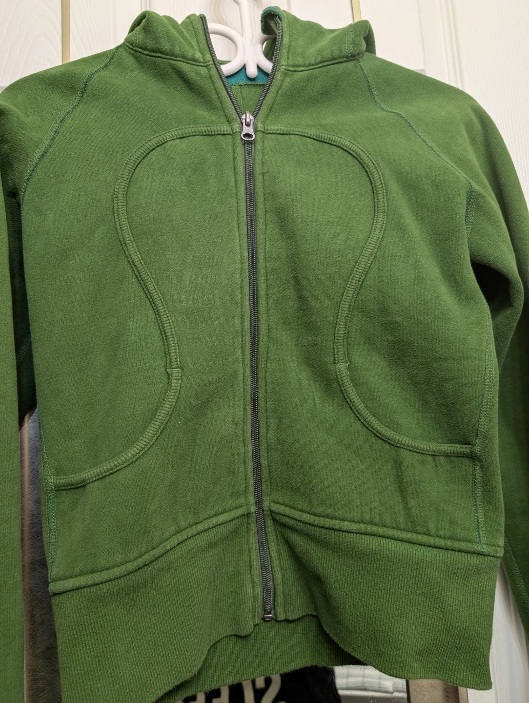 Lululemon Green Zip-Up Hoodie Xs-Small - photo 3