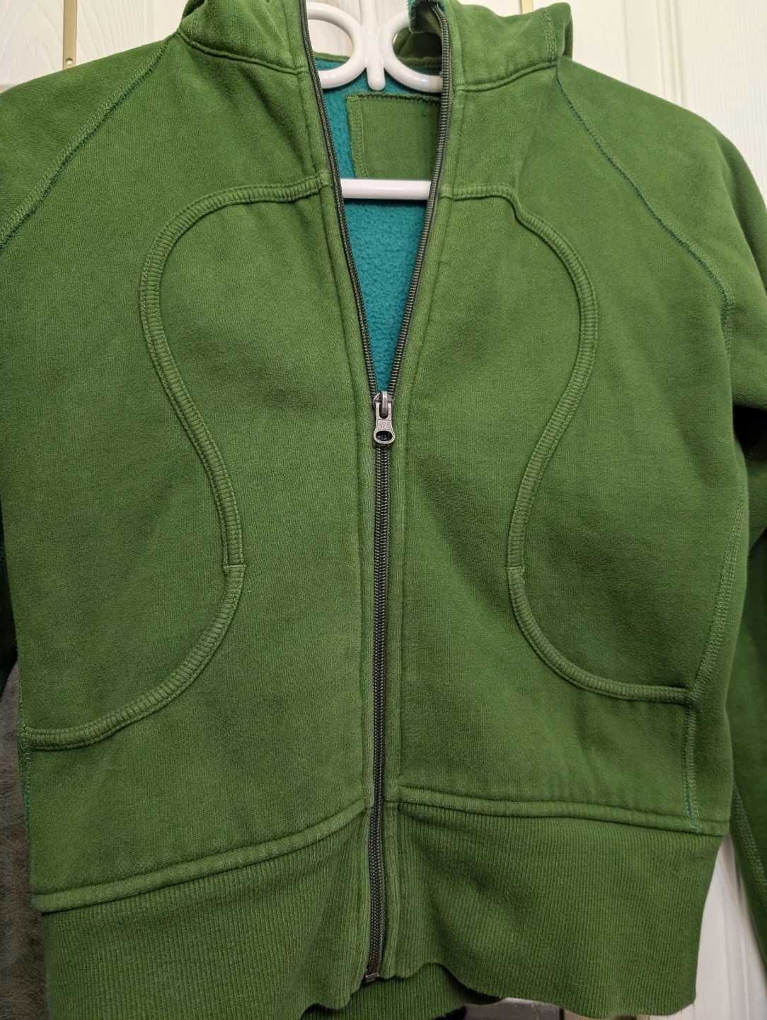 Lululemon Green Zip-Up Hoodie Xs-Small - photo 4