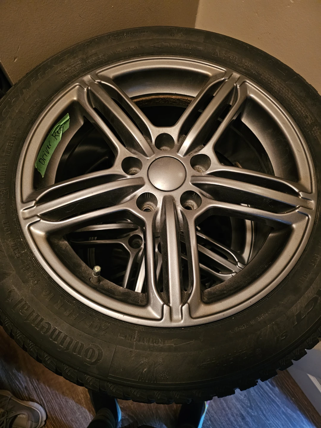 Mercedes B200 Winter Tires and Rims