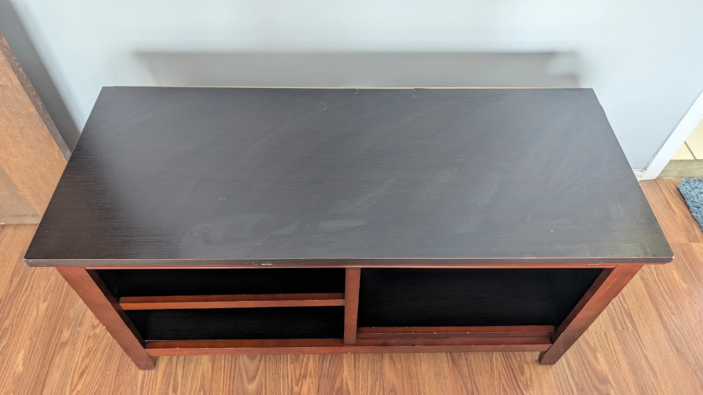 Dark Wood Media Console / TV Stand - photo 2