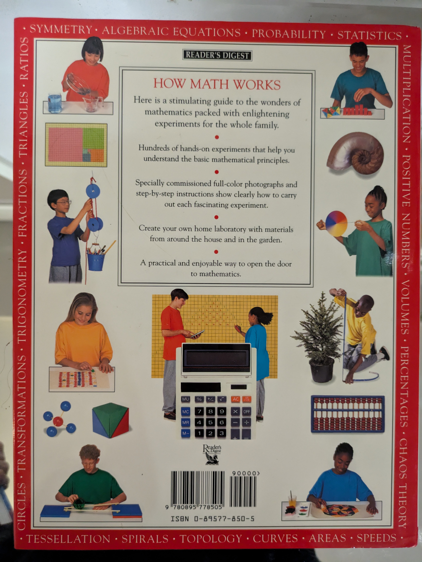 🏆 BRAND NEW Readers Digest "How Math Works"  textbook - photo 2