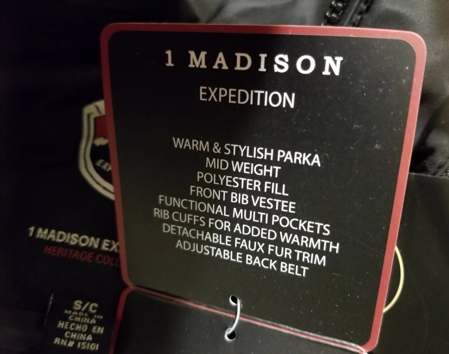 NWT 1 Madison Expedition Women's Black Parka🏆 - photo 4