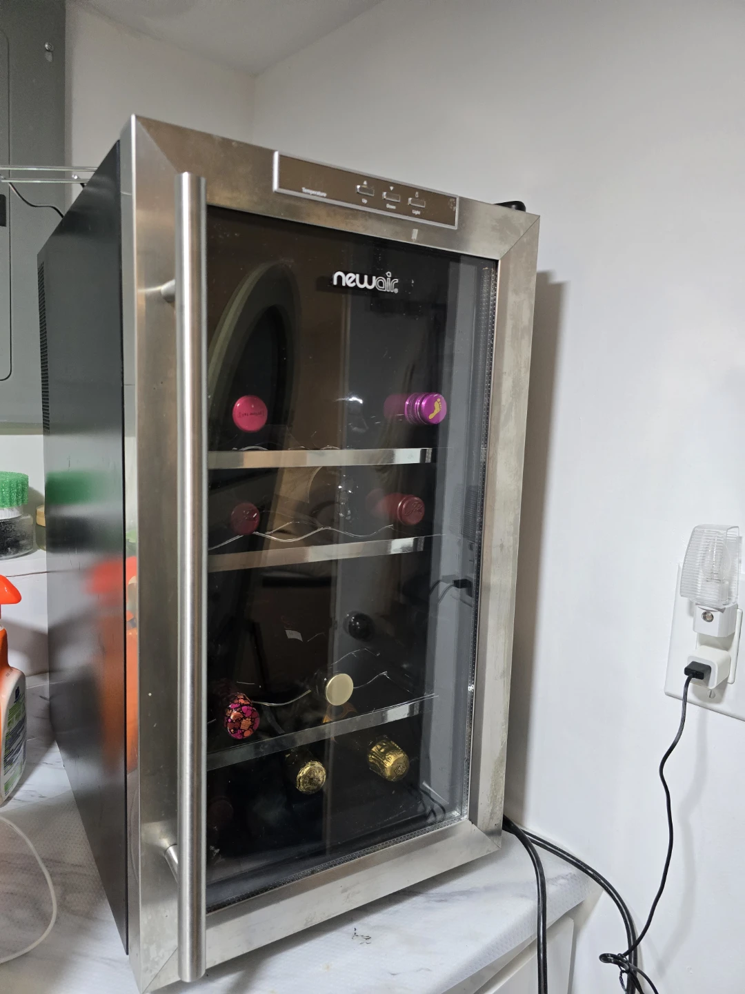 NewAir Compact Wine Cooler Refrigerator