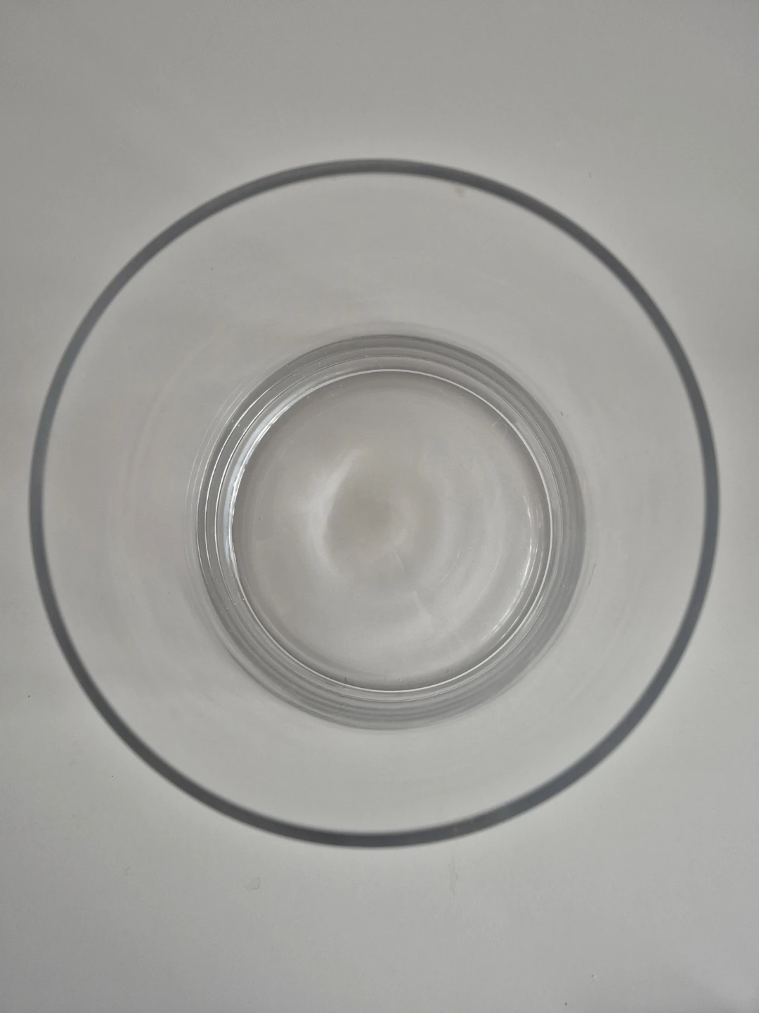 Large Clear Glass Cylinder Vase - photo 2