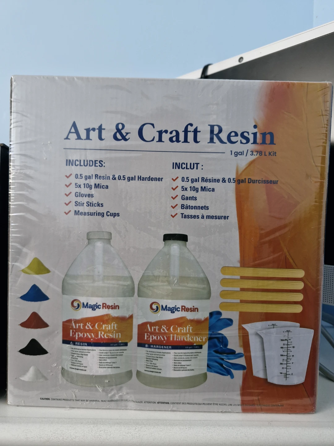 Magic Resin Art & Craft Epoxy Resin Kit (1 gal)