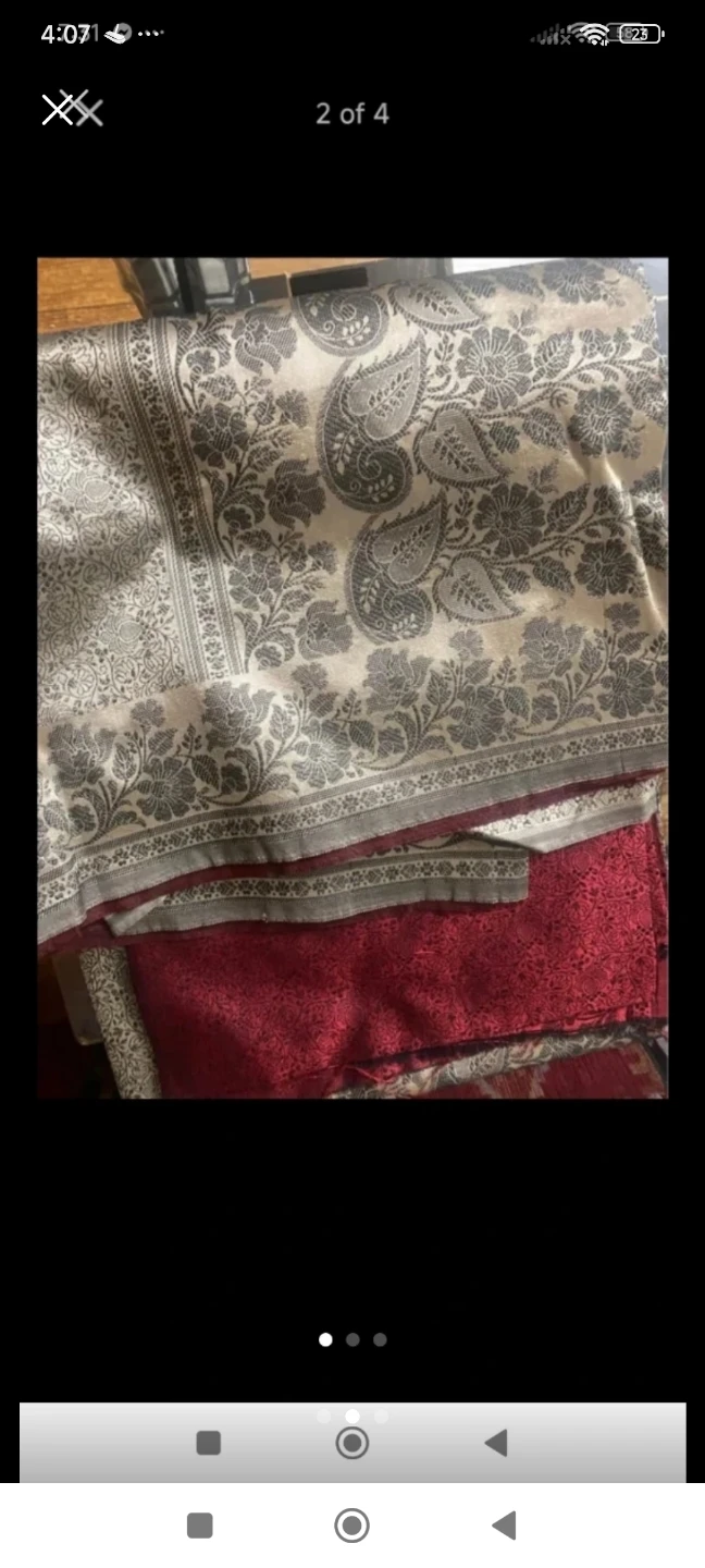 New Traditional Indian Silk Saree n suit piece - photo 2