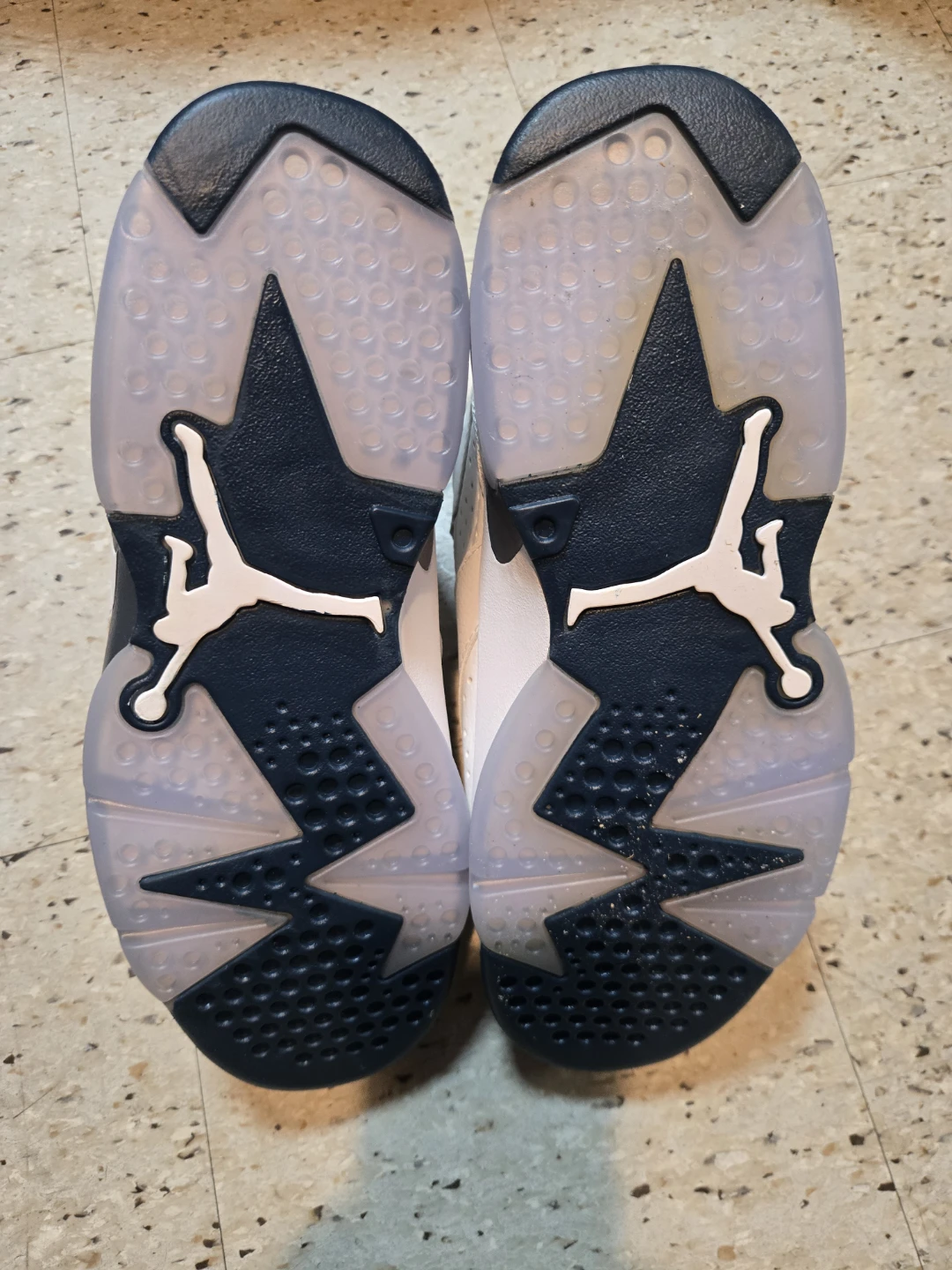 Air Jordan 6 Retro Sneakers White Navy - photo 5