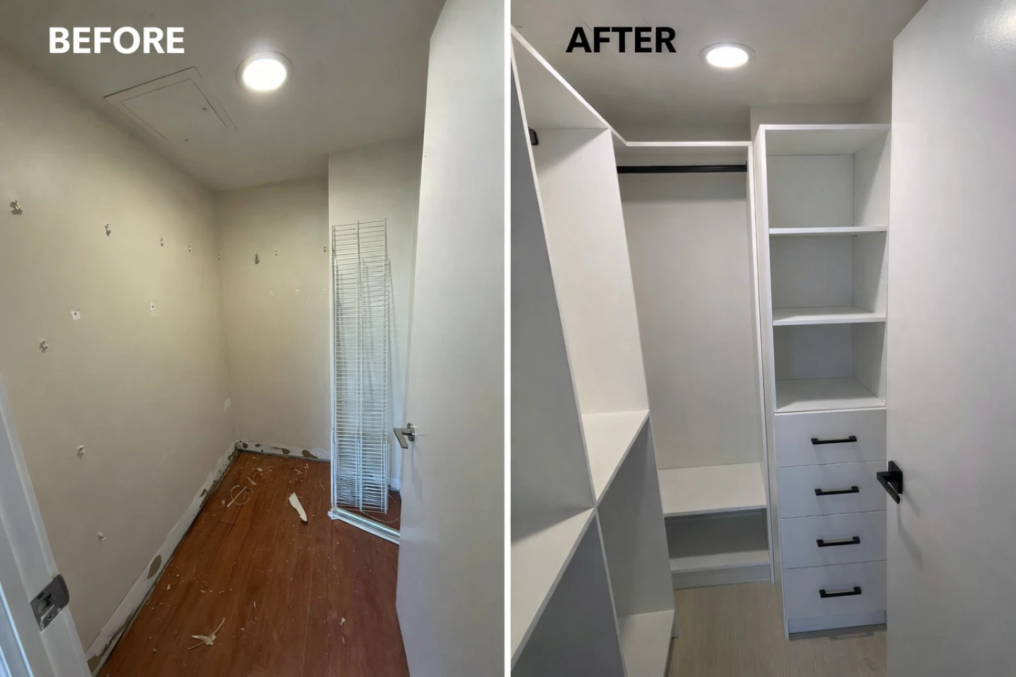 Custom Closet System Installation - photo 2