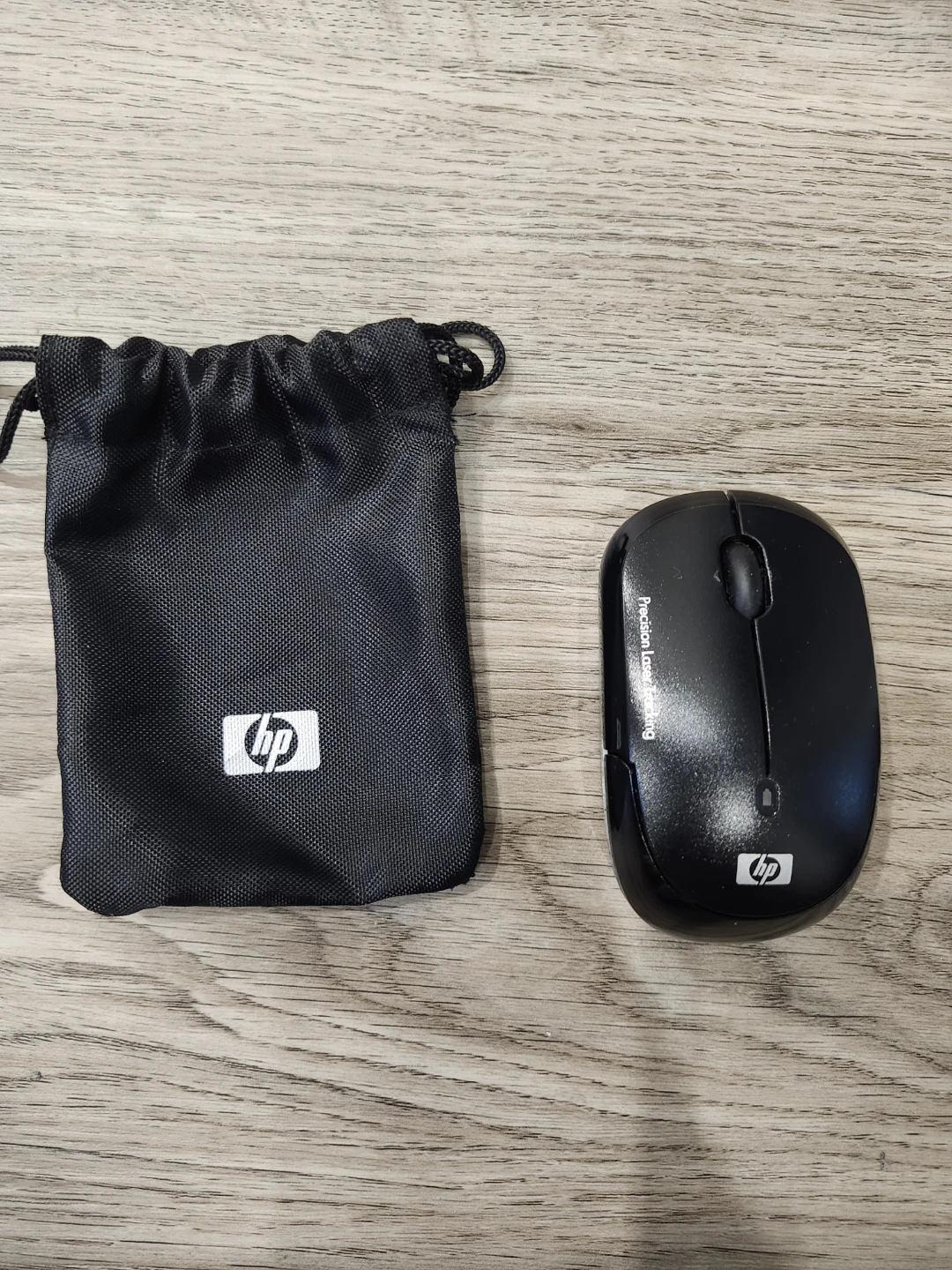 HP Wireless Laser Mouse with Carrying Pouch