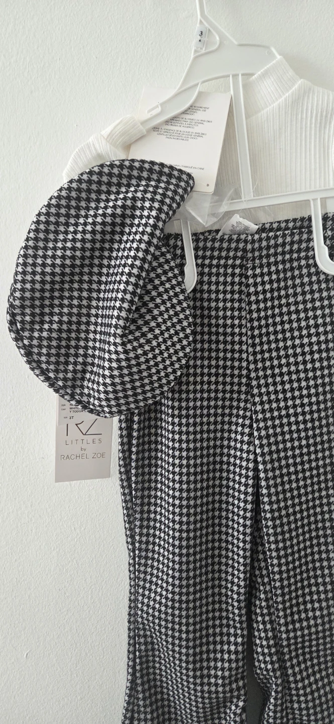 BWT Girl's Houndstooth Set 3pcs - photo 3