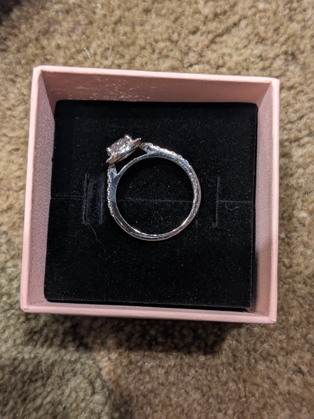 New Size 5 Sterling Silver 1.5CT CZ Ring - photo 2