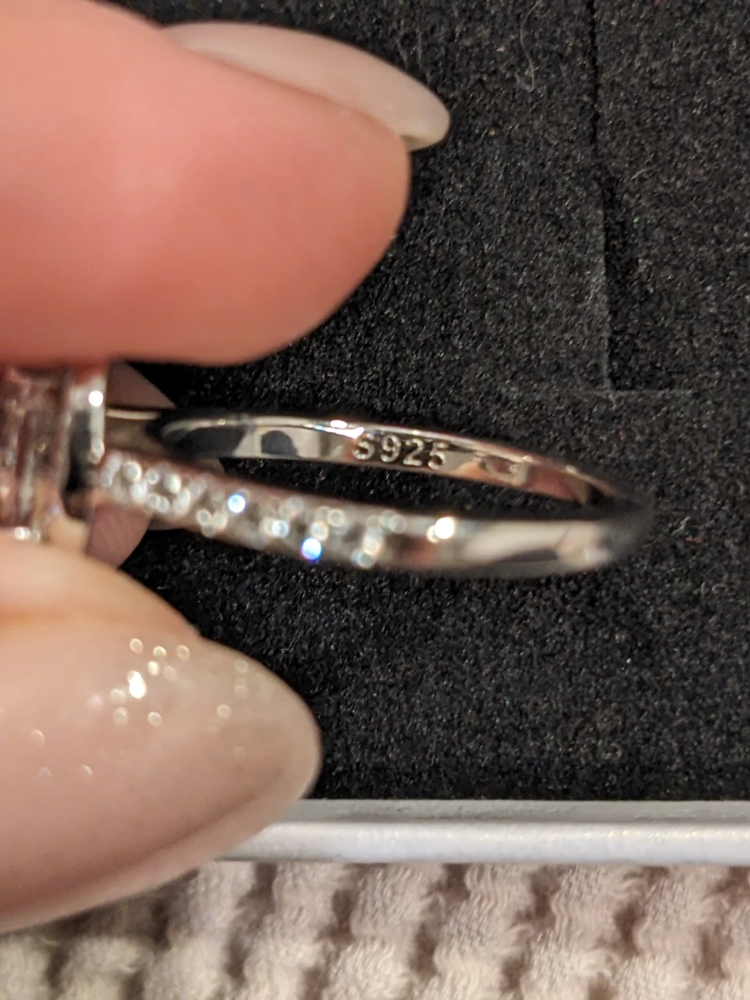 New Size 5 Sterling Silver 1.5CT CZ Ring - photo 4