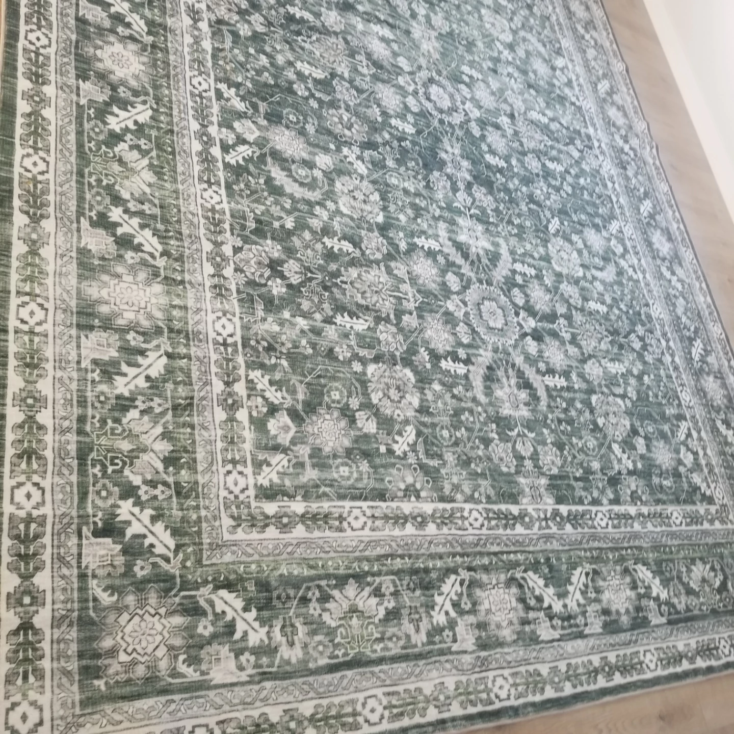 Green Persian Style Area Rug - photo 3