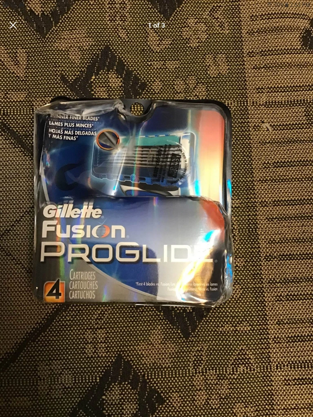 Gillette Fusion Proglide Razor Cartridges - 4 Count (2 Packs)