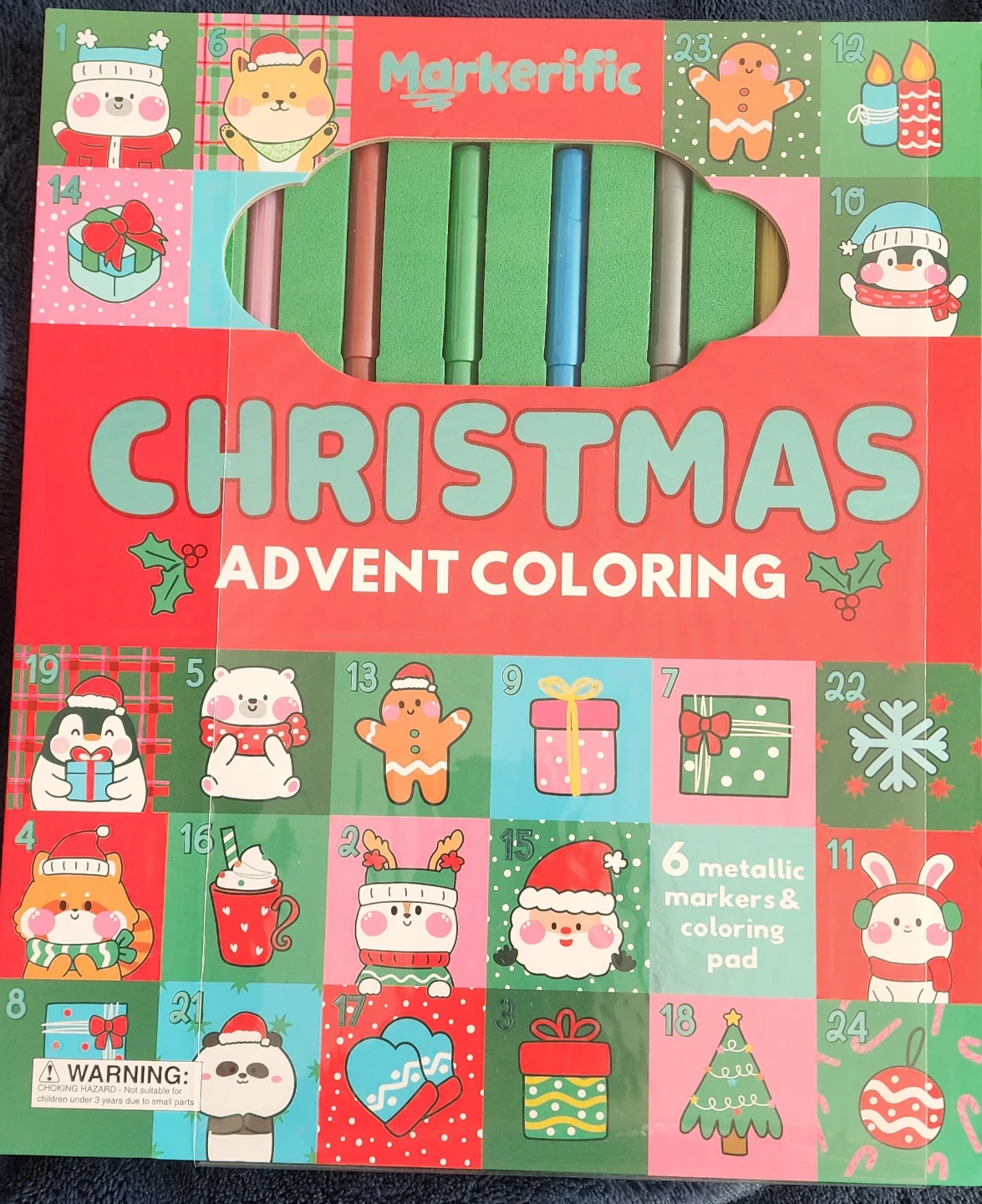 Markerific Christmas Advent Coloring Kit