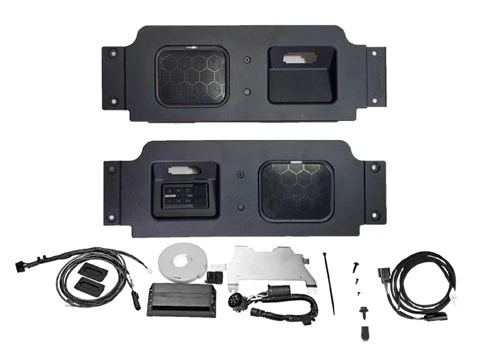 Multi-pro tailgate kicker sound system