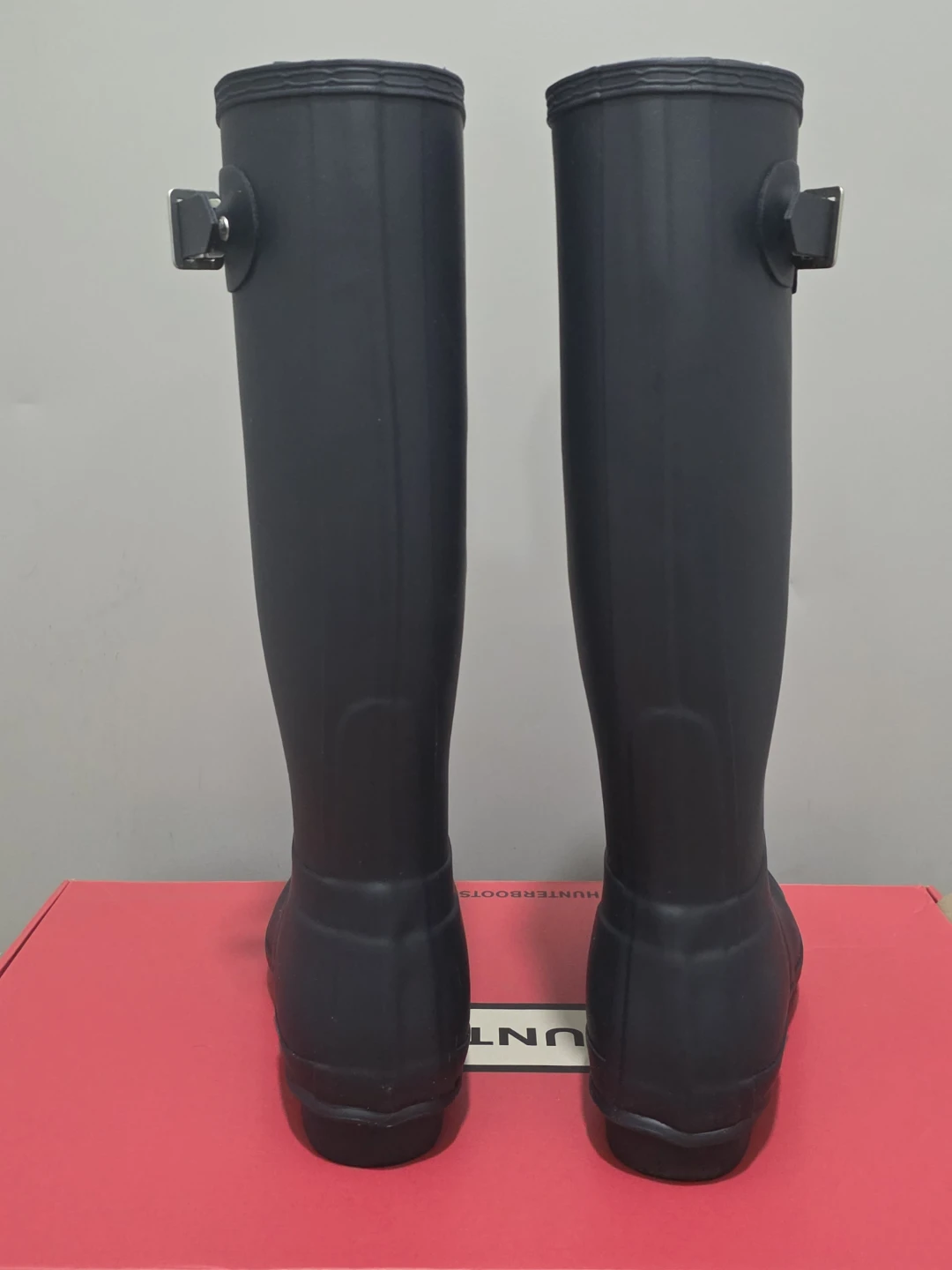 Hunter Women's Original Tall Navy Rain Boots US Size 7 - photo 5