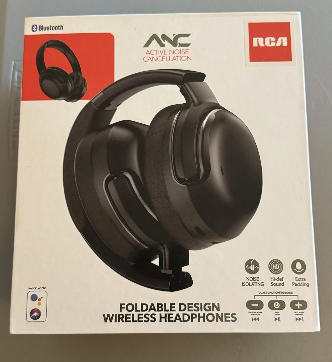 RCA ANC Foldable Wireless Headphones