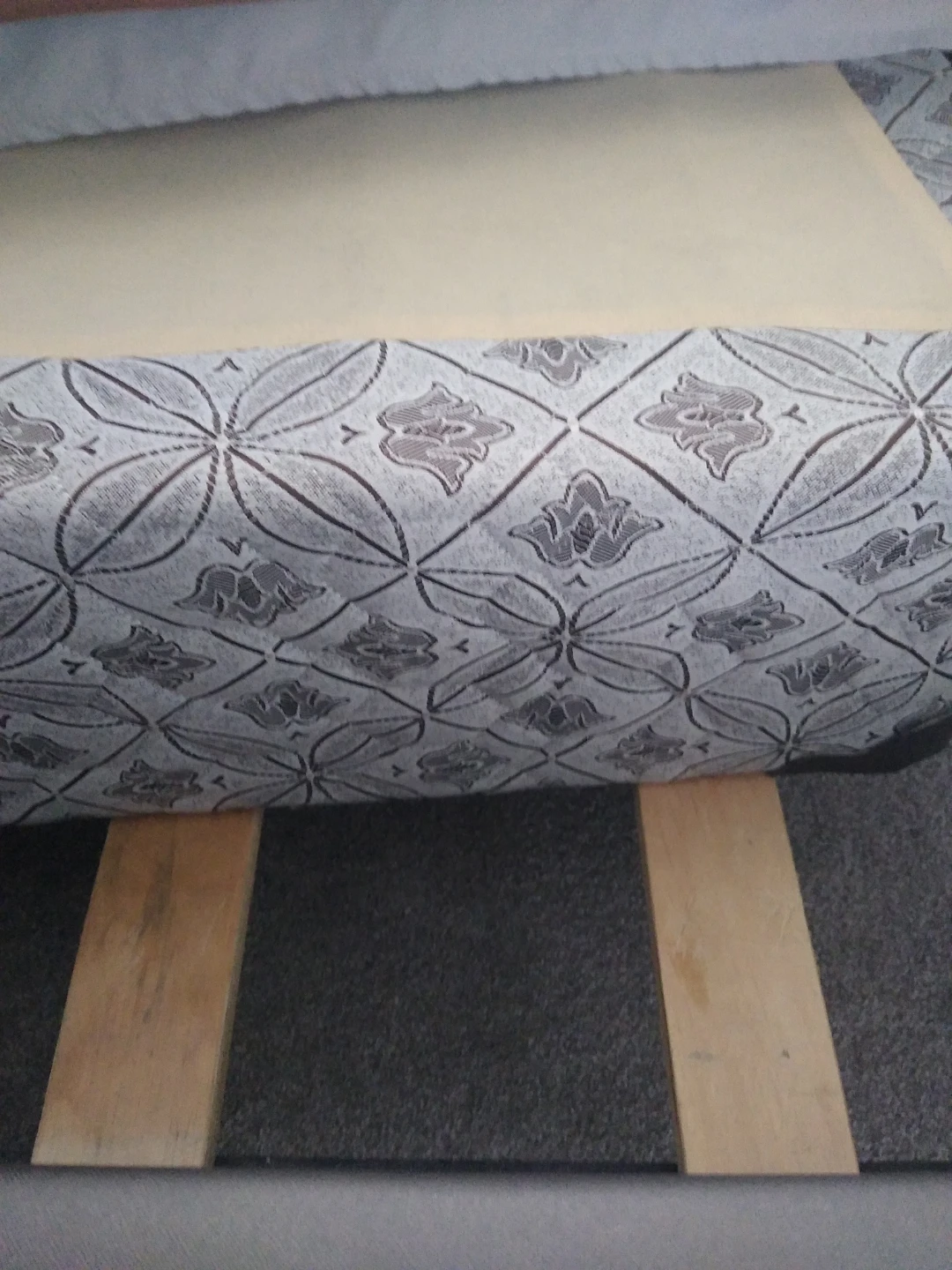 Floral Upholstered Box Spring