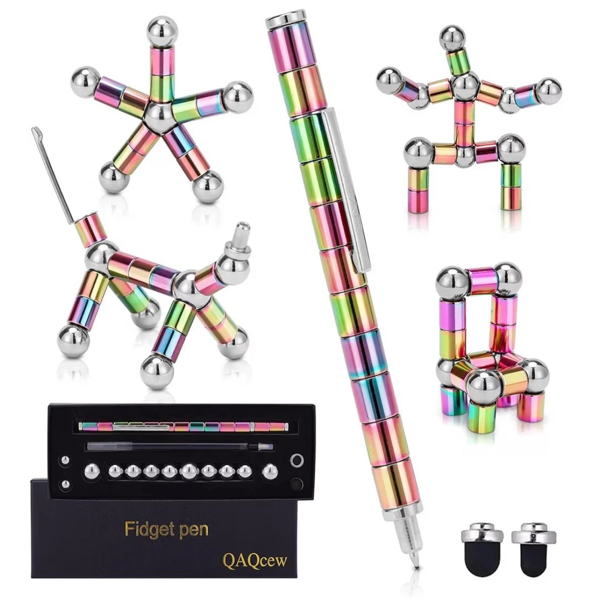 QAQcew Magnetic Fidget Pen Toy Kit