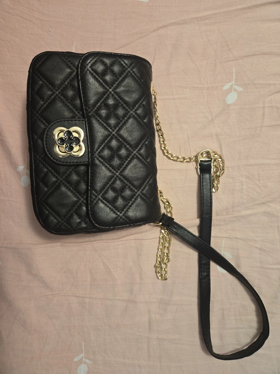 Black Quilted Chain Purse - photo 5