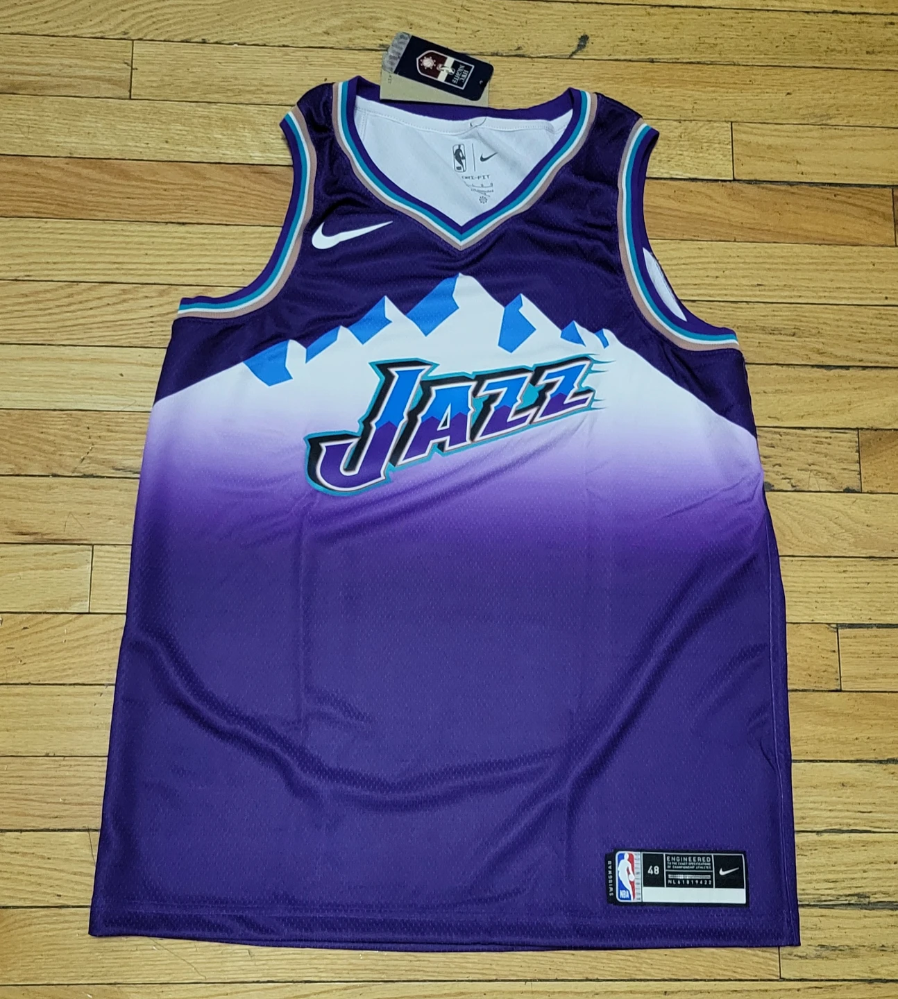 Nike Utah Jazz "HWC Nights" Jersey Large