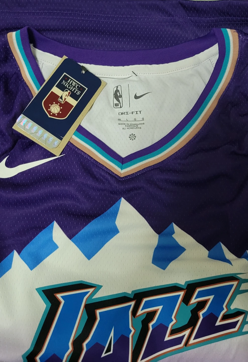 Nike Utah Jazz "HWC Nights" Jersey Large - photo 2
