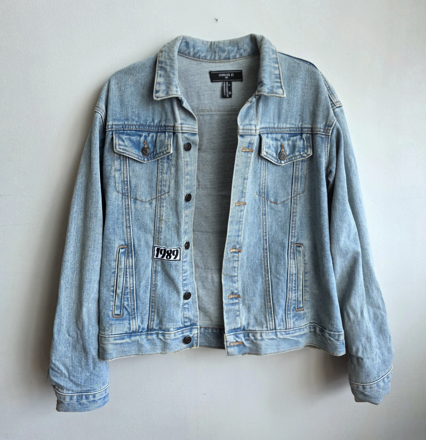 Denim Jacket with City Patches - photo 2