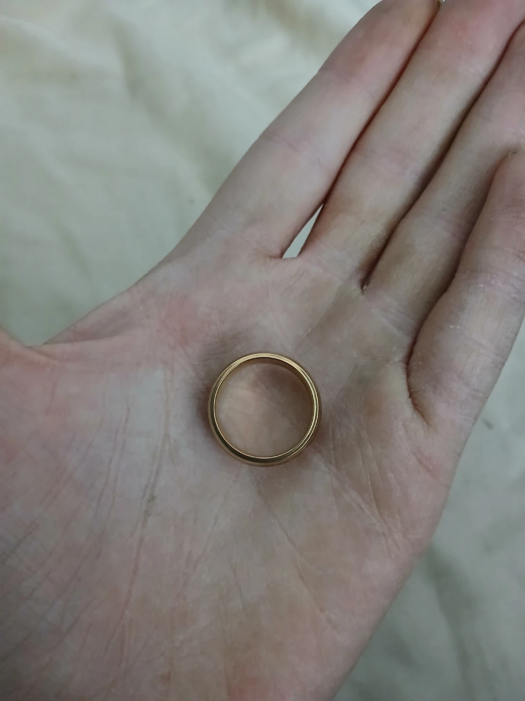 Tungsten Steel Ring With Meteorite And Gold Leaf Inlay - photo 3