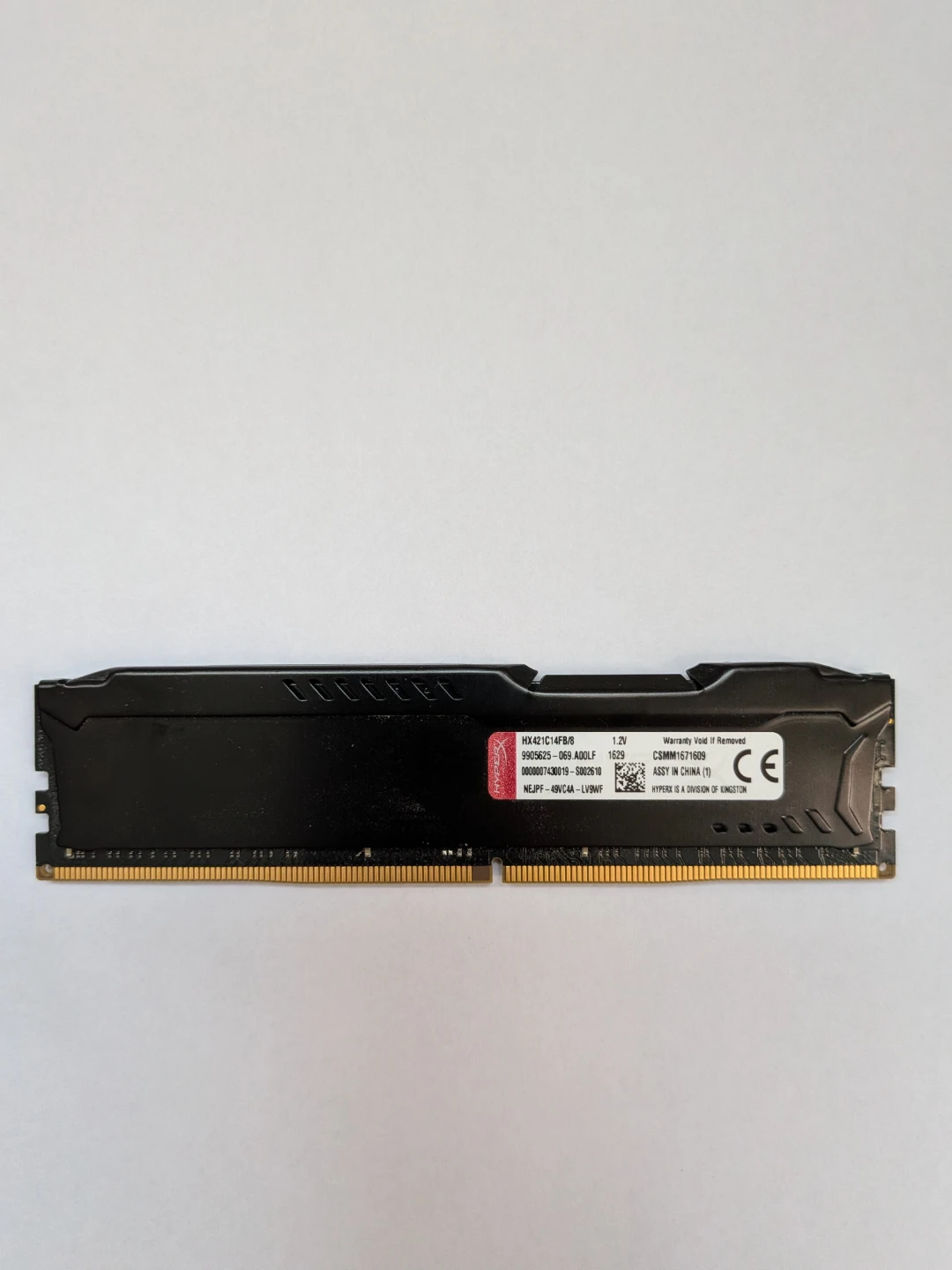 HyperX Fury DDR4 RAM 1x8GB (HX421C14FB/8)