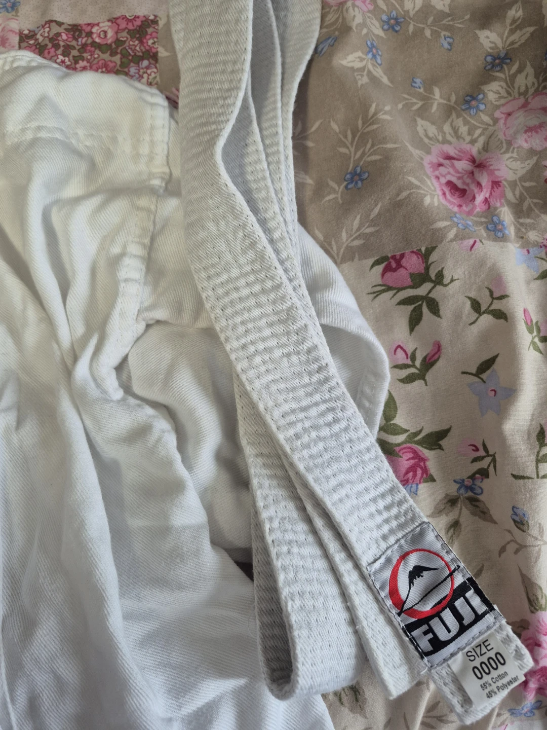 Fuji White Jiu-Jitsu Gi Set with Belt Size 0000 - photo 3
