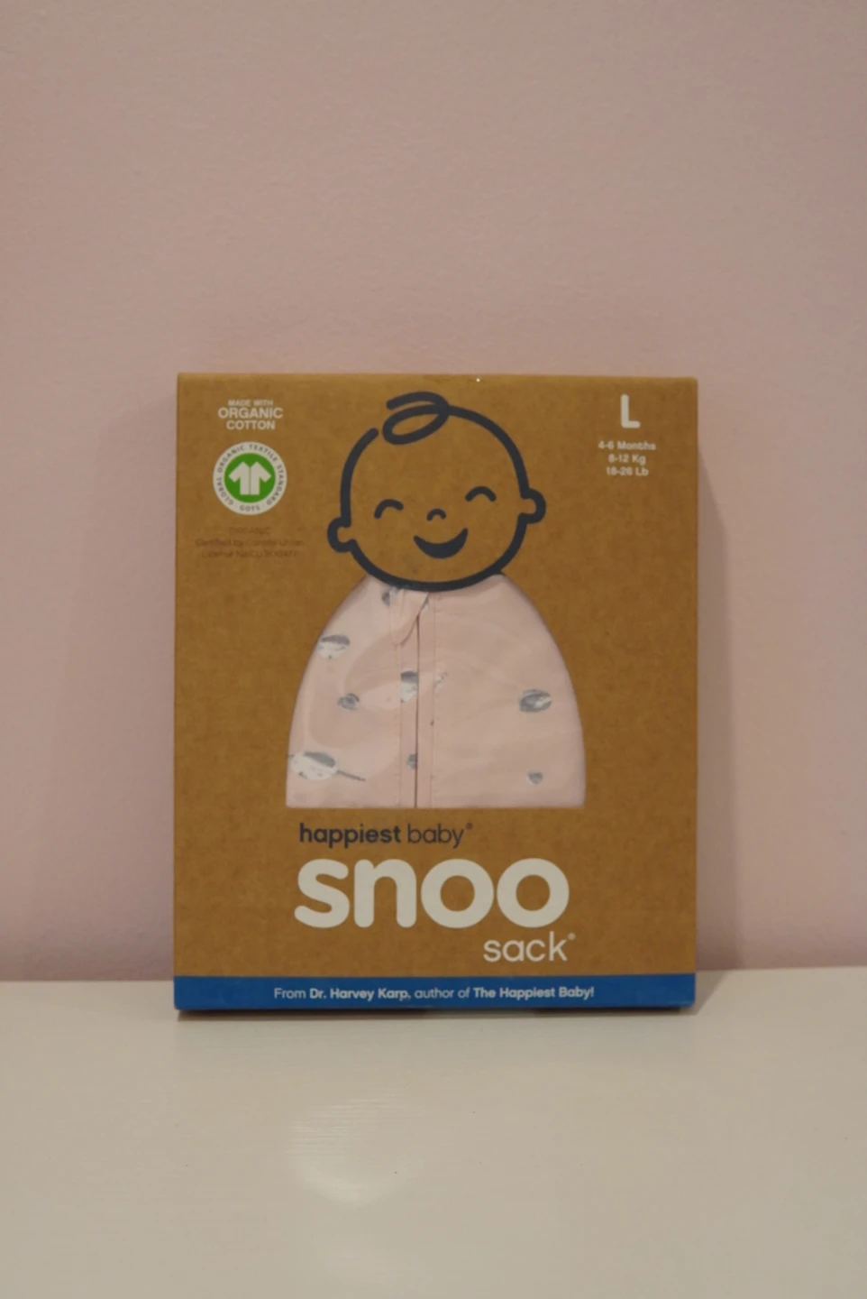 Happiest Baby Snoo Sack, Size L, Organic Cotton