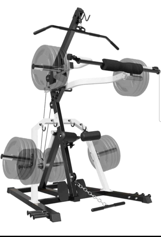 Leverage Gym, With 465 Lb Olympic Weights And T-bar - photo 5
