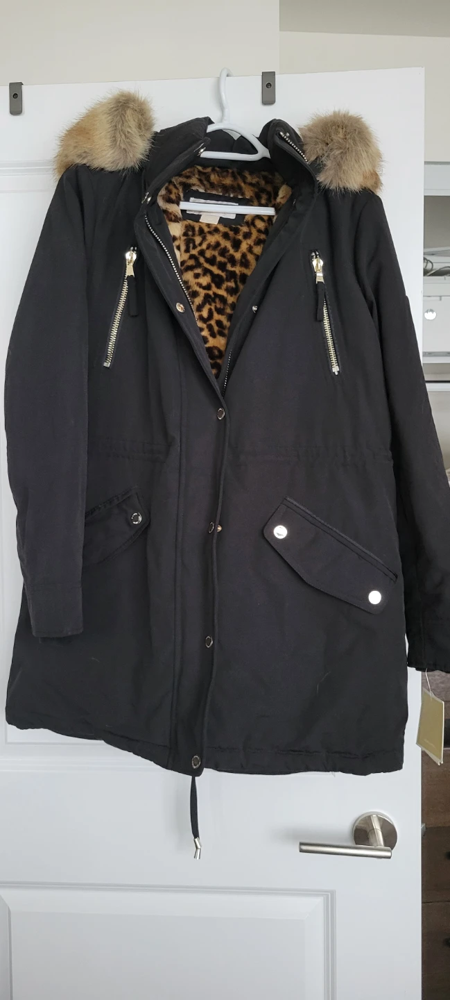 Michael Kors Black Parka Jacket M/M
