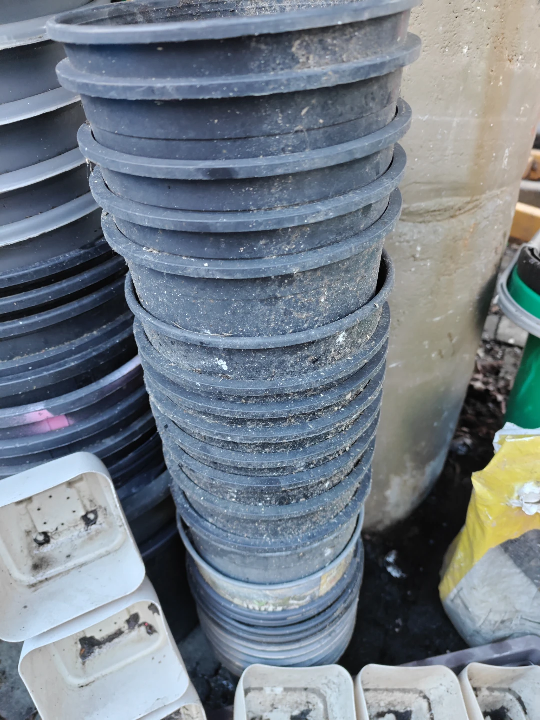 Assorted Plastic Plant Pots - photo 4