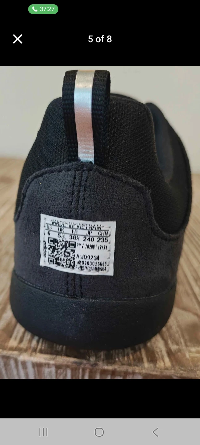 Adidas Bad Bunny x Ballerina Black Sneakers Size 6 US - photo 3