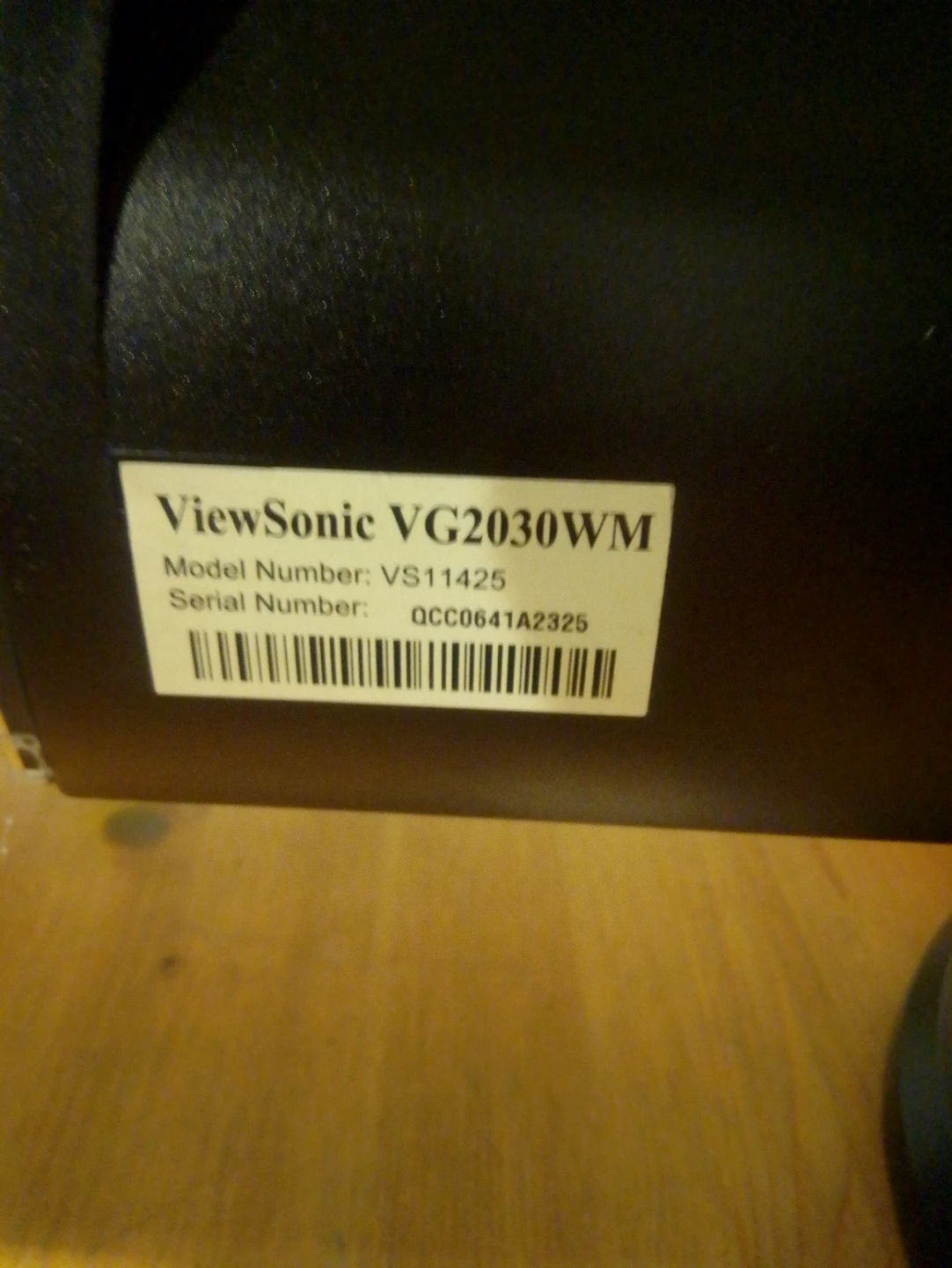 ViewSonic VG2030wm 20-inch LCD Monitor - photo 5