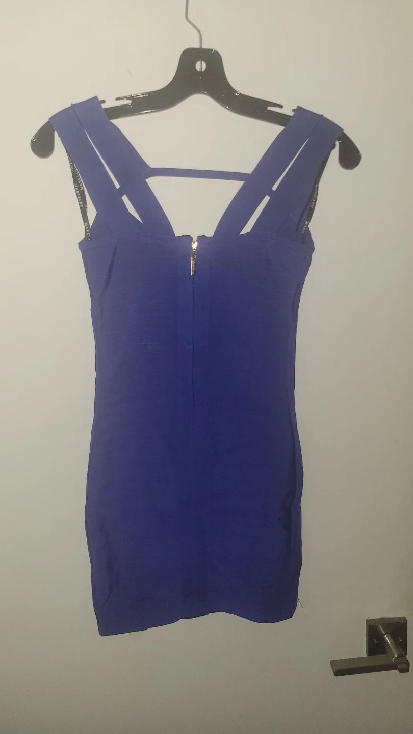 Guess by Marciano Blue Bandage Dress - photo 3