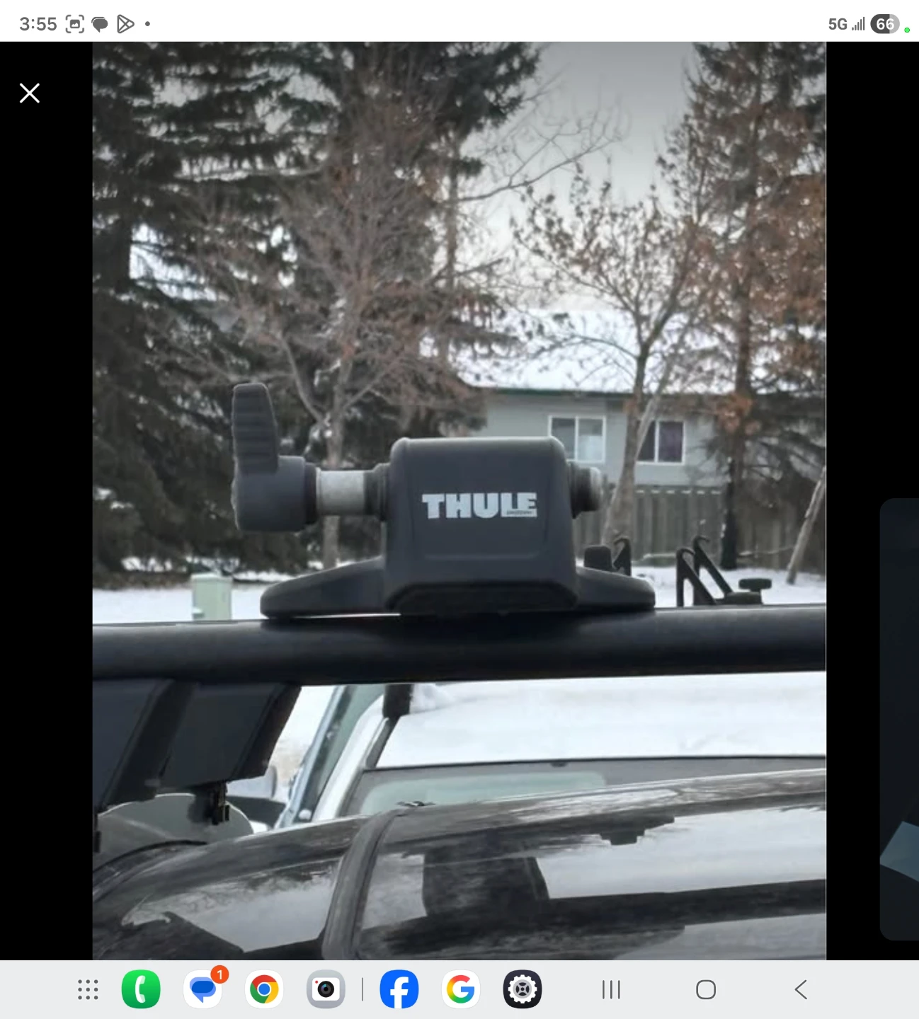 Thule FastRide Roof Mounted Bike Rack - photo 2