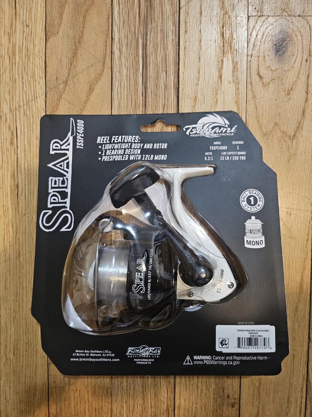 Tsunami Spear Spinning Fishing Reel New Sealed